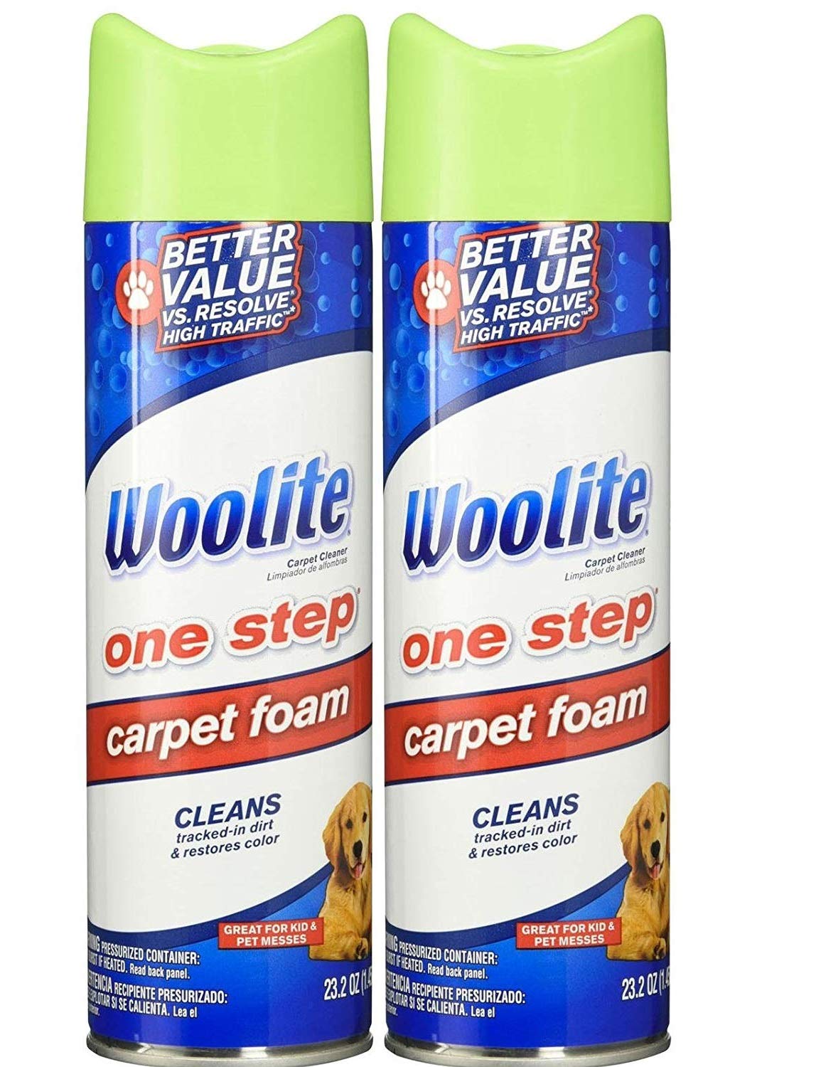 Woolite One Step Foam Carpet Cleaner 2 Pack