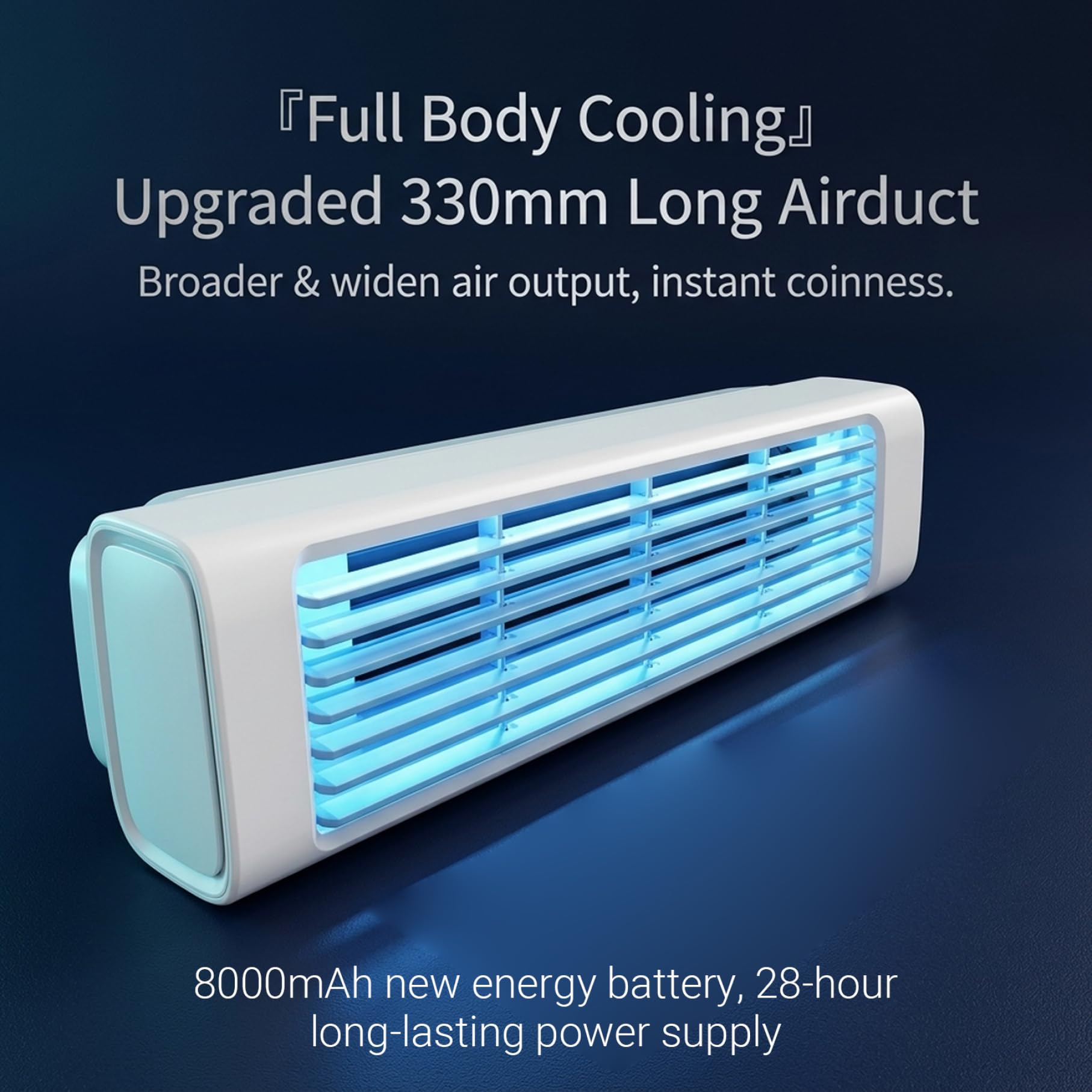 Pequeño aire acondicionado portátil, aire acondicionado personal de 3 velocidades con control remoto, unidad de pequeña recargable, portátil para habitación, escritorio, oficina, d