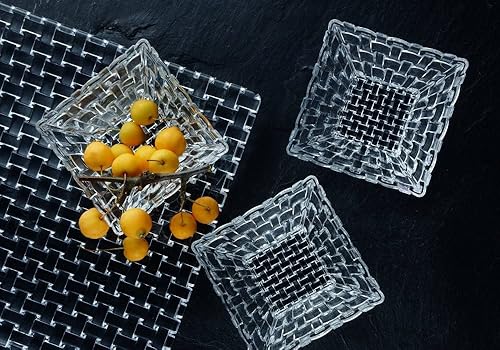 Miniatura 2 de Nachtmann Bossa Nova Collection - Juego de 4 cuencos para inmersión, cuadrados, de 3 pulgadas, para salsa, aperitivos y nueces, plato para virutas y