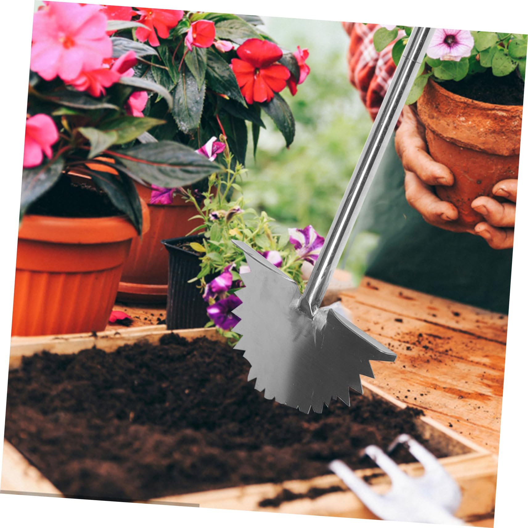 Hemobllo Manual Media para Jardinería Herramienta para Pérgolas y Caminos y Duradera para Principiantes