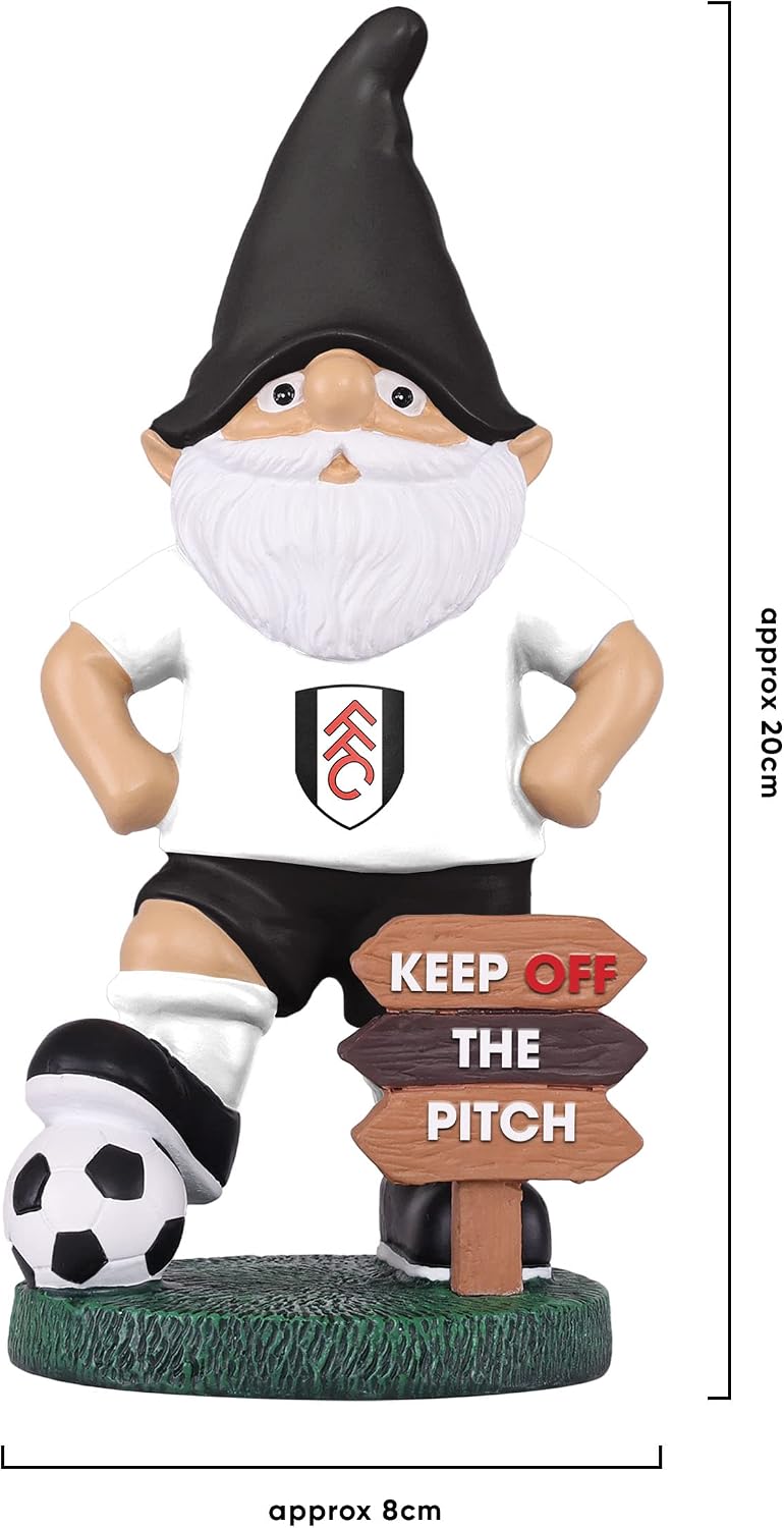 FOCO Officially Licensed Fulham FC Keep Off The Pitch Gnome - Image 3