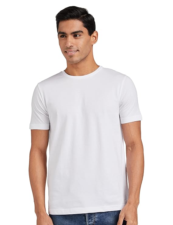 Amazon Brand - Symbol Men's Solid Cotton T Shirt