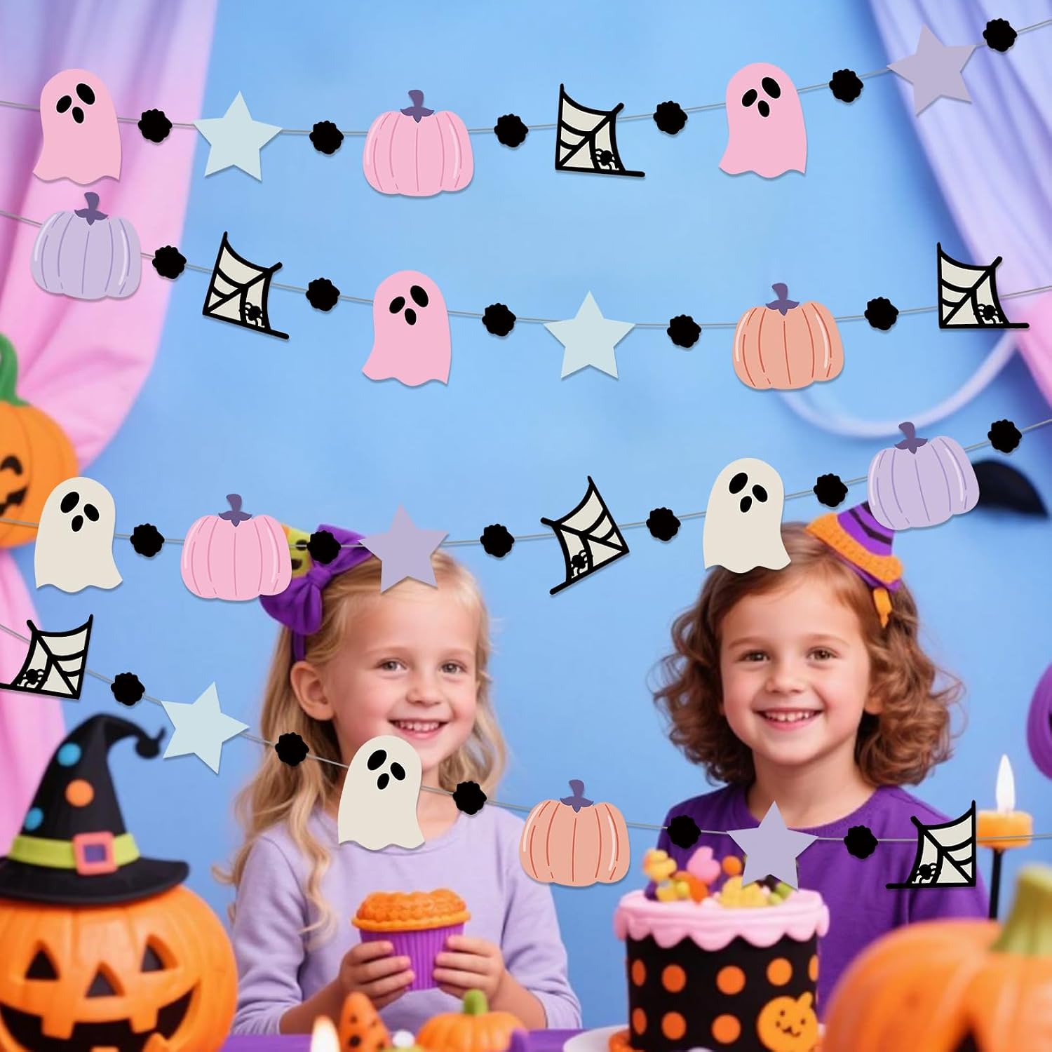Summerween Decorations - Summerween Party Decorations Summerween Banner Cute Halloween Decorations Pastel Halloween Decor Spooky Pumpkin