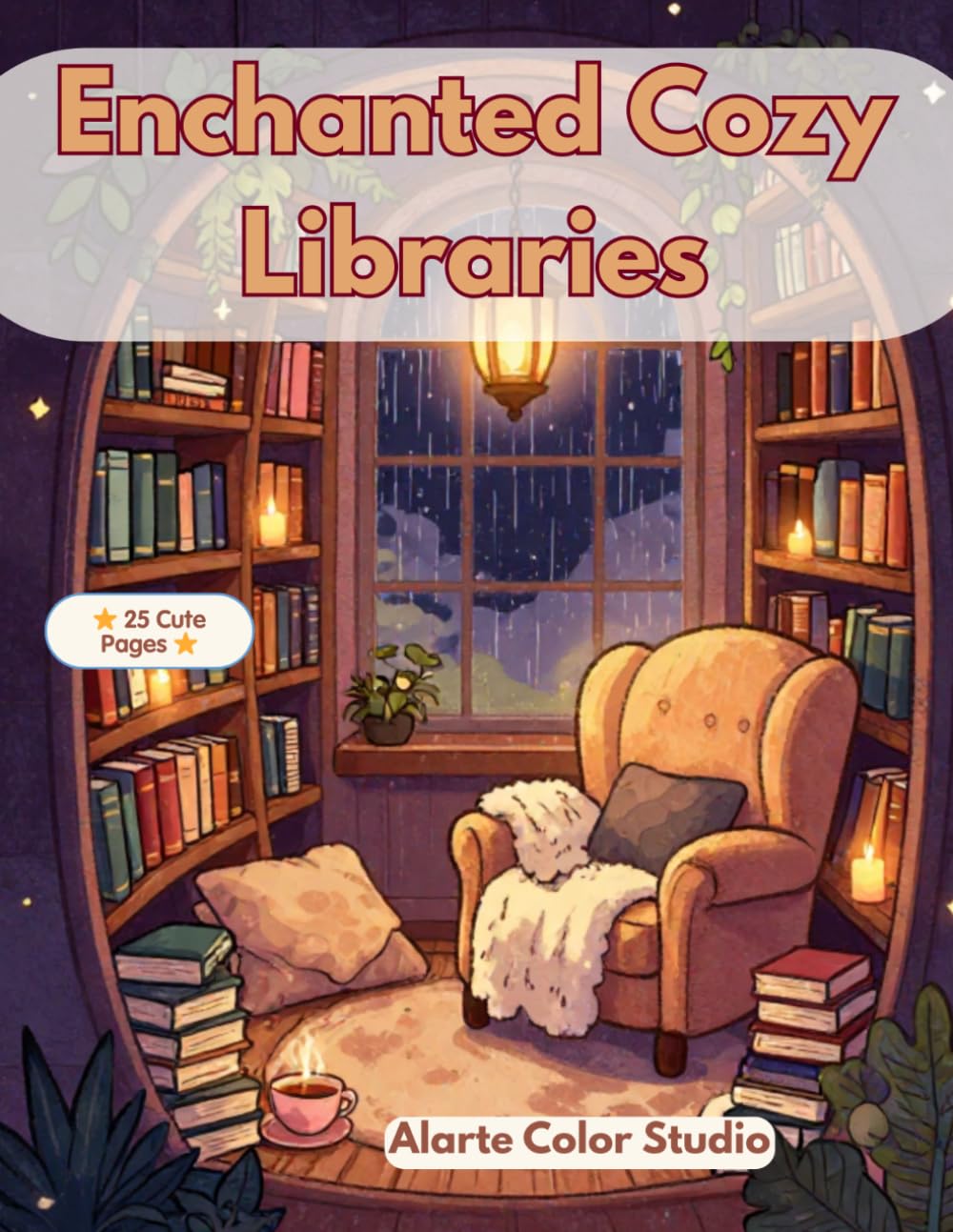Enchanted Cozy Libraries: Cozy Reading Nooks and Magical Libraries