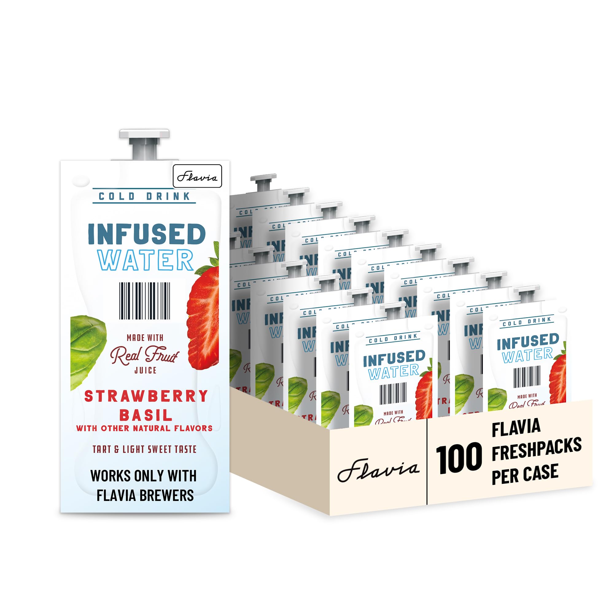 Amazon.com: Flavia Strawberry Basil Infused Water Freshpacks works