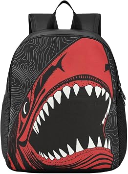 Red Black Toddler Backpack for Boys Girls 3-6 Bookbag for Preschool Small Kindergarten Elementary Backpackss for Kids for Travel School