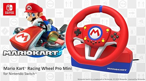 Miniatura 7 de Hori Nintendo Switch Mario Kart Racing Wheel Pro Mini By - Officially Licensed By Nintendo - Nintendo Switch