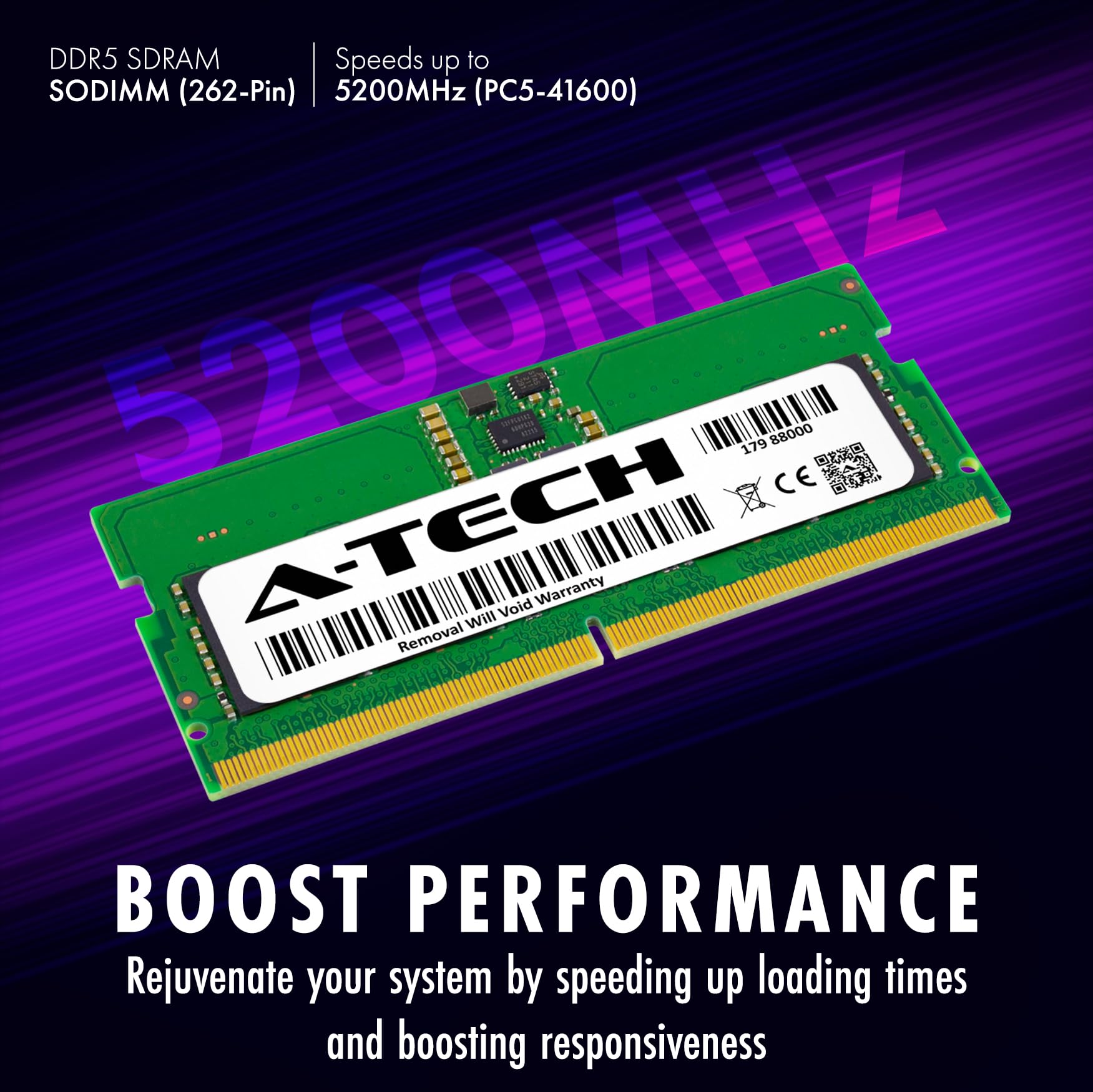 Amazon.co.jp: A-Tech 32GB キット (4x8GB) DDR5 5200MHz PC5-41600