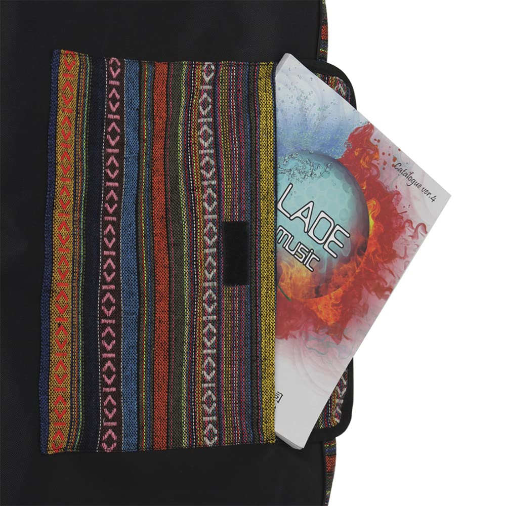 Accessori per Strumenti Musicali, IN-106 Custodia Stile Fisarmonica Stile Nazionale per Borsa di Trasporto Accessori Tastiera Musicale 48-120 fisarmoniche, Nero , Tradizionale