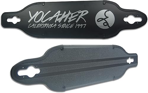 Miniatura 3 de Yocaher Patinetas de aluminio doradas o negras para patinetas largas solamente o tabla larga completa, para niños, niñas, adolescentes y adultos y