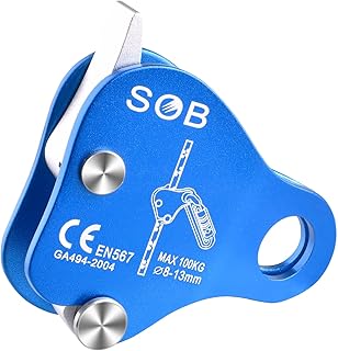 Azarxis 35 kN 50 kN Climbing Rescue Figure 8 Descender Large Bent-Ear Rigging Plate Heavy Duty & High Strength Rappel Device Equipment for Rappelling Belaying Tree Climbing Aerial Silks Rigging