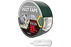 Heavy-Duty Waterproof Green Duct Tape for Reliable Repairs