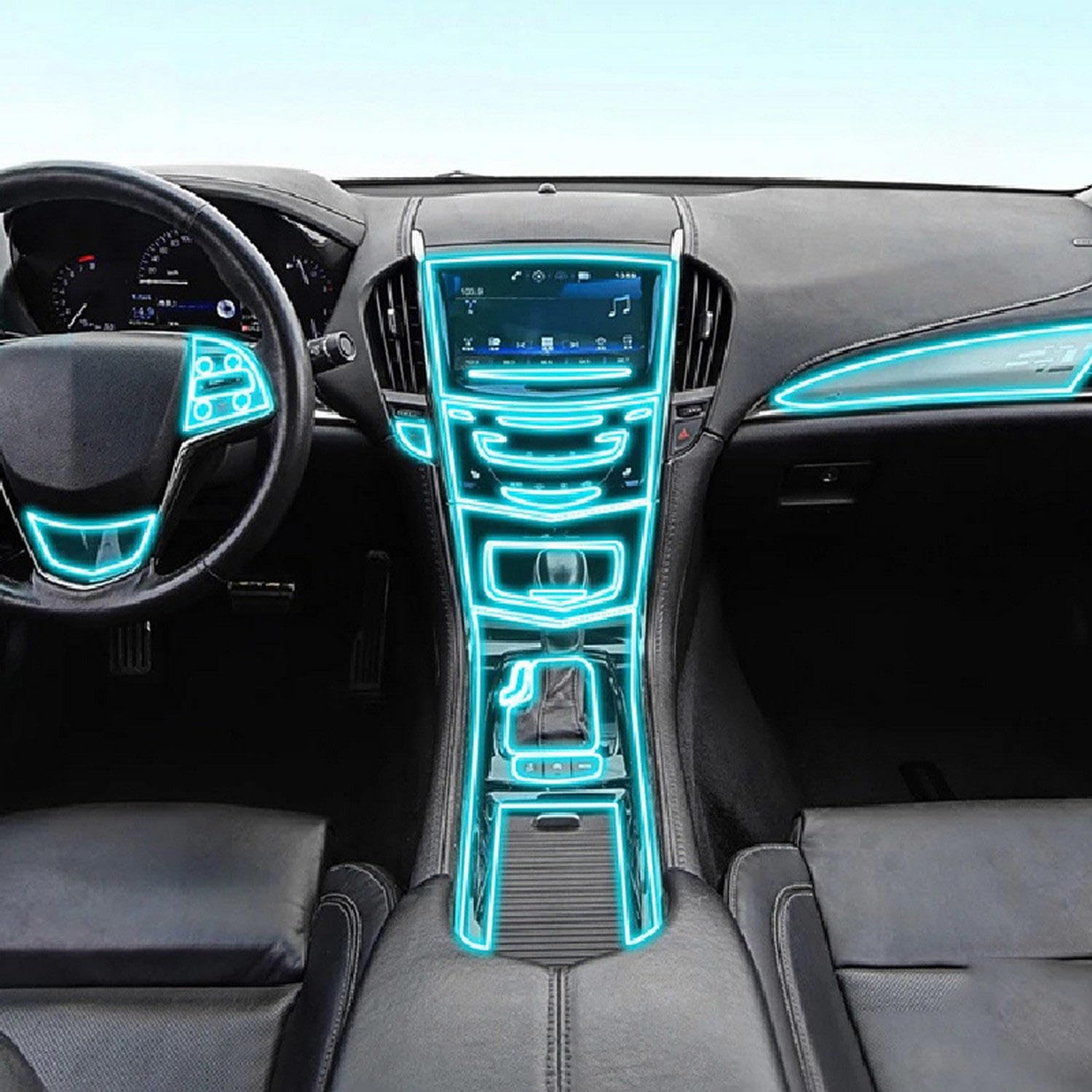 Film en TPU pour Cadillac ATS 2014-2023 : voyagez serein avec un écran GPS protégé