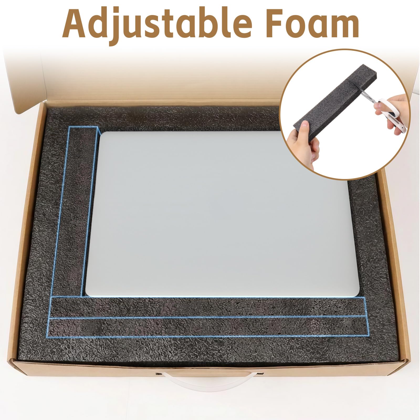 Amazon.co.jp: 最大15.6インチのノートパソコン配送ボックス、スモール