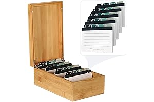 MaxGear 3x5 Recipe Box: Organize Your Culinary Creations with Style