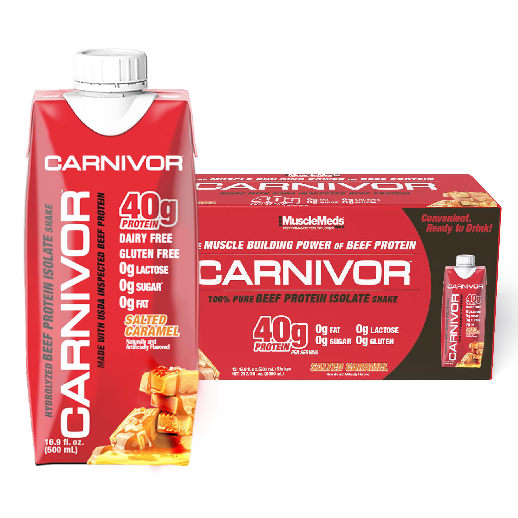 Amazon.com : MuscleMeds Carnivor RTD, Ready to Drink Protein