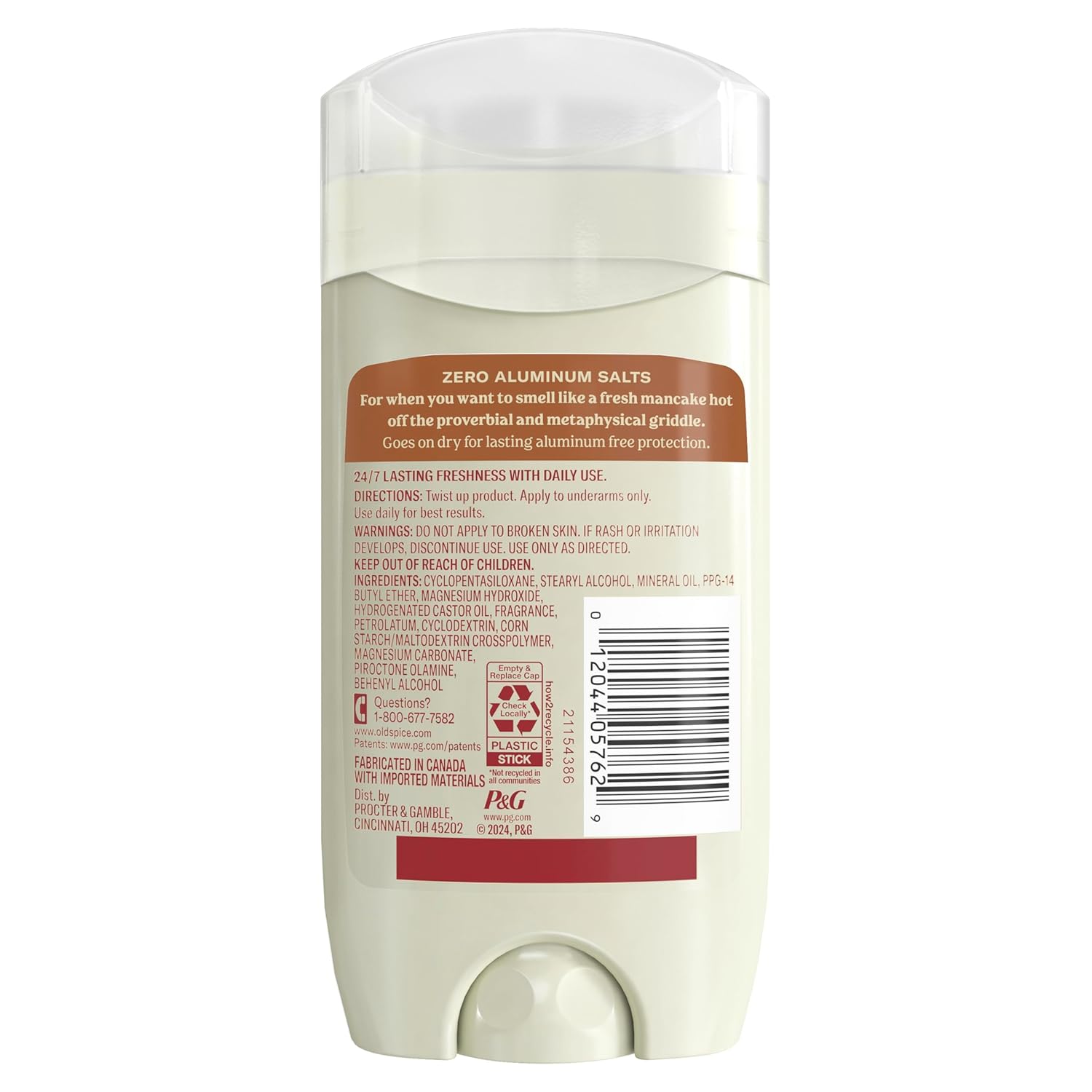 Old Spice GentleMan's Aluminum Free Dry Feel Deodorant for Men, 24/7 Lasting Freshness, Gentle on Skin with Skin Conditioners, Blue Agave + Fresh Waterfall Scent, 3.0 oz (Pack of 3) - Image 8