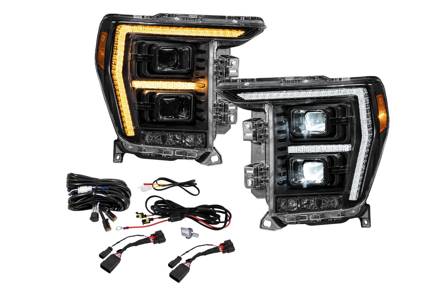 Diode Dynamics Elite LED Headlights compatible with Ford F-150 2021-2023 w/Projector Headlamps, Elite Max