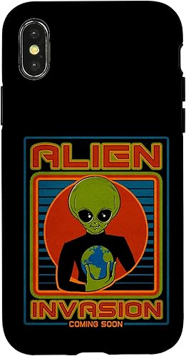 Miniatura 7 de Funda para iPhone 13 Pro Max Alien Invasion 1984 Tech Noir Distopía