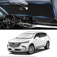 Vista 104 de Parasol, protector plegable para ventana delantera, plegable, visera para parabrisas 240T, cobertura completa para mantener el automóvil fresco