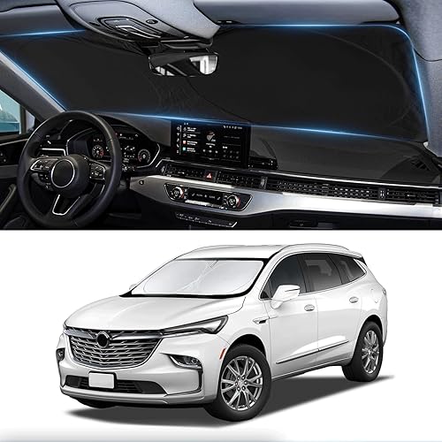 Miniatura 296 de Parasol para parabrisas de ajuste personalizado, cubierta para ventana delantera, visera plegable 210T, protector que bloquea los rayos ultravioleta