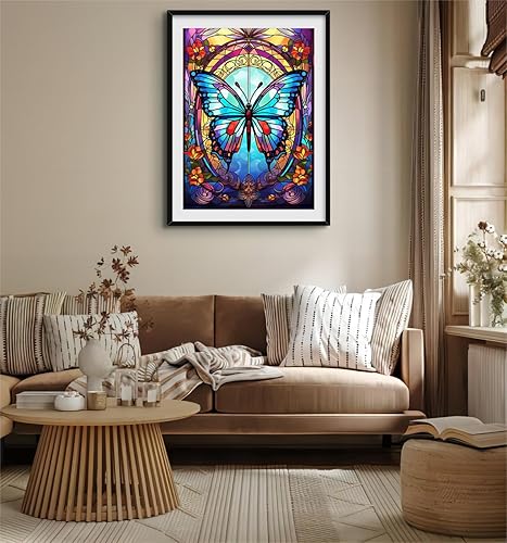 Miniatura 8 de FILASLFT Paquete de 2 kits de pintura de diamantes de animales para adultos, arte de diamante de tigre para adultos principiantes, pintura de