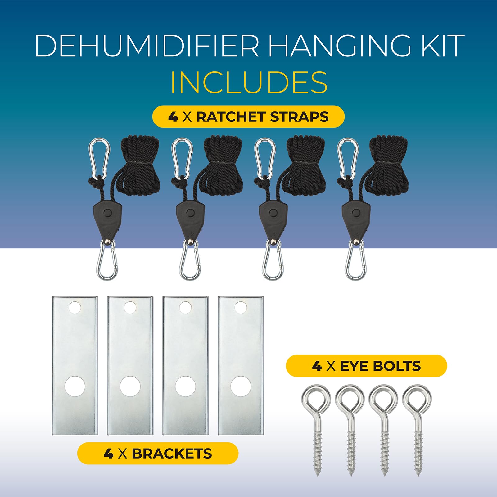 5822 Kit de deshumidificador colgante de repuesto para AprilAire E070 E080 E100 E130 1820 1830 1850 1852 1870 1872 Deshumidificador para toda la casa – Kit completo – Espacios de arrastre 5