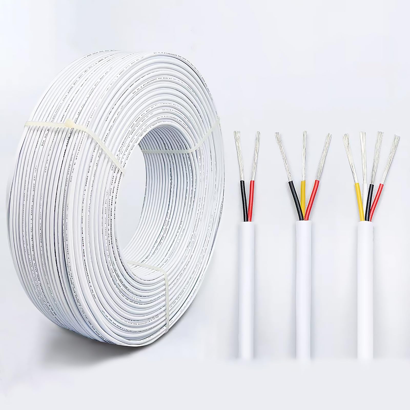 Câble d'alimentation UL 2464 22AWG 2C multibrins en cuivre pour éclairage LED extérieur 300ft