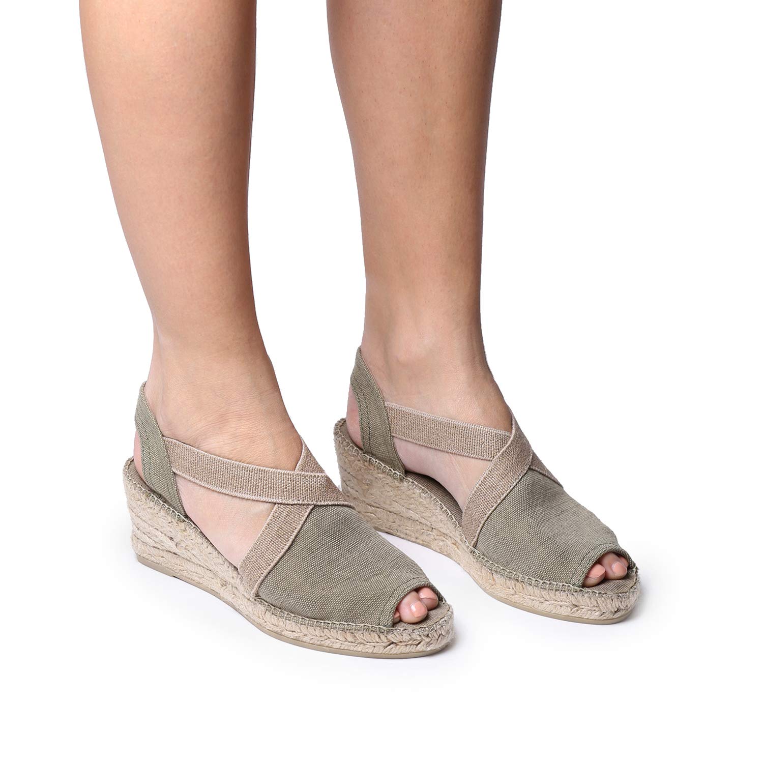 TONI PONS Breda-V - Espadrille Vegan pour Femme de en Tissu.