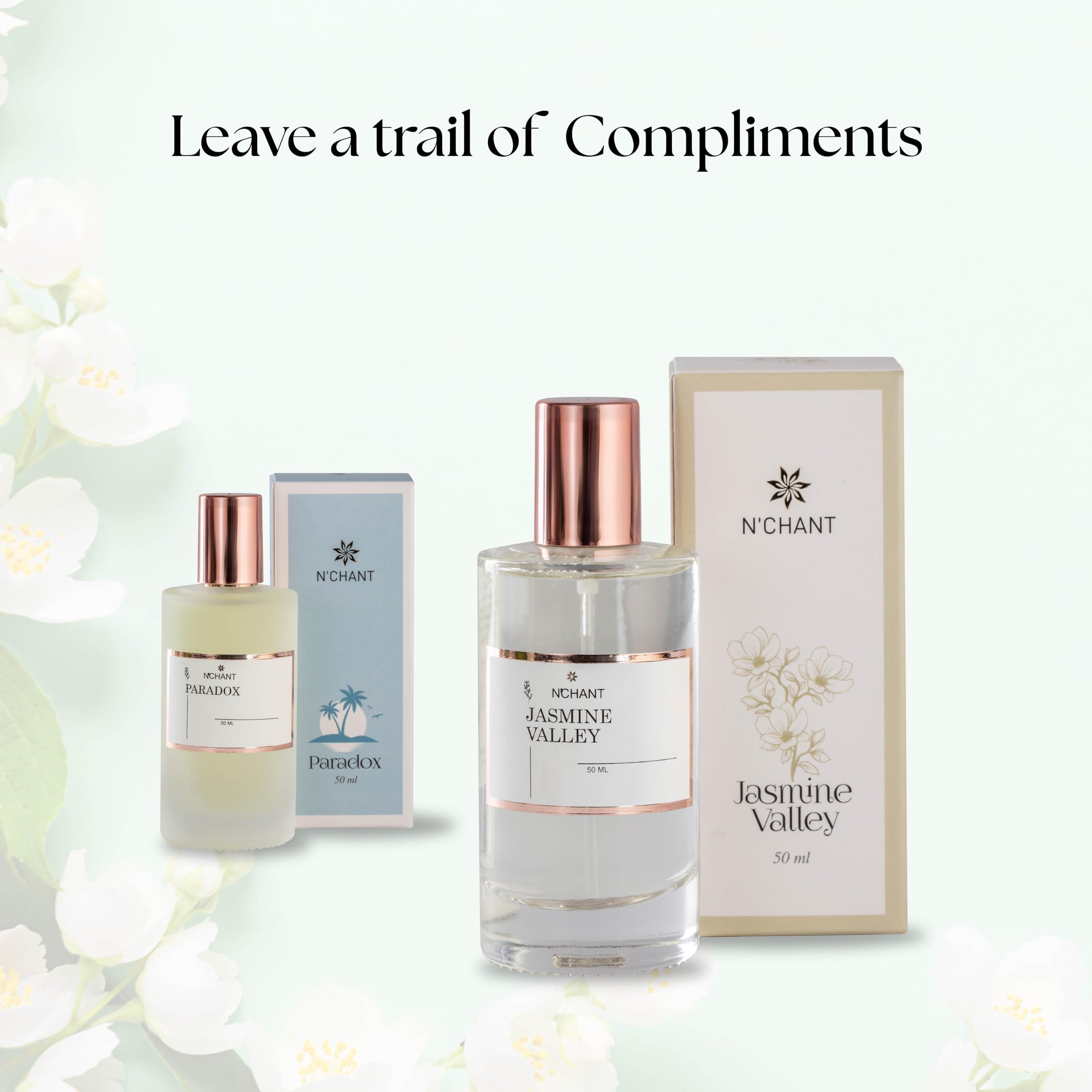 Buy N'Chant Jasmine Valley Eau De Parfum | Long Lasting Upto 8