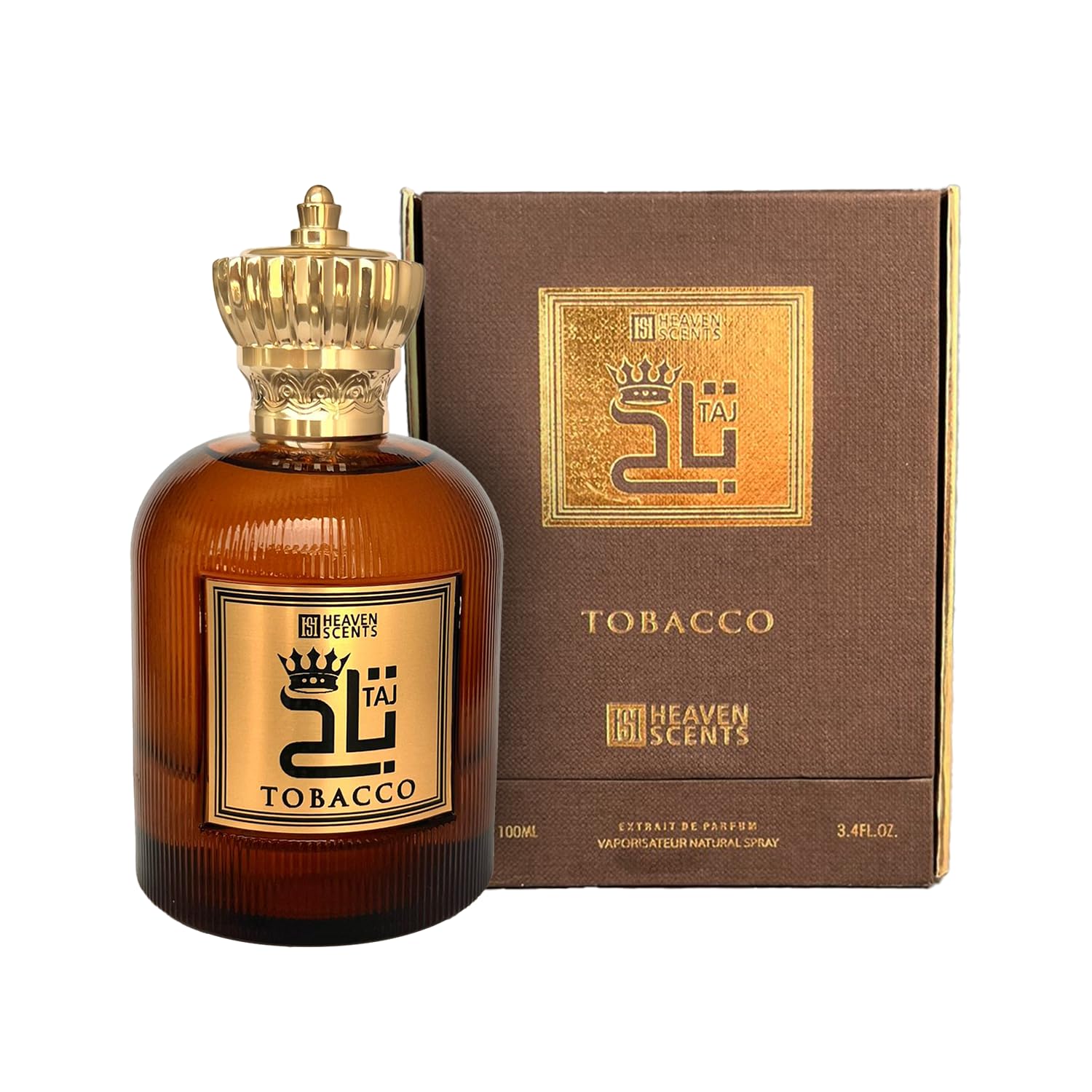 Amazon.com : Heaven Scents Taj Tobaco Perfume for Unisex Extrait De Parfum  Spray, 3.4 Ounce : Beauty & Personal Care