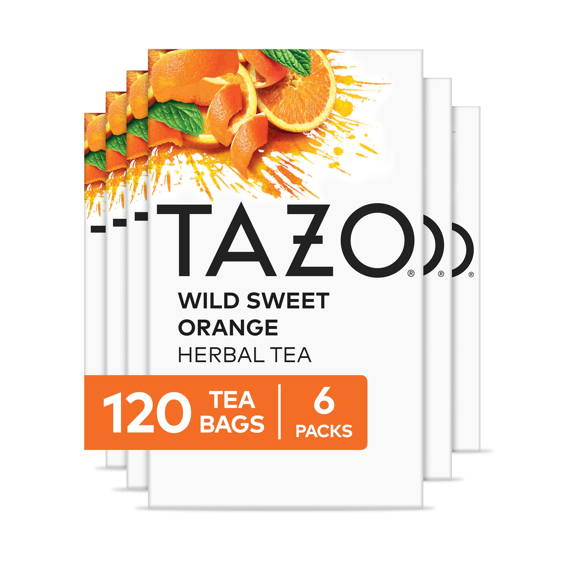 Wild Sweet Orange Herbal Tea Filterbags 20 ct, Pack of 6