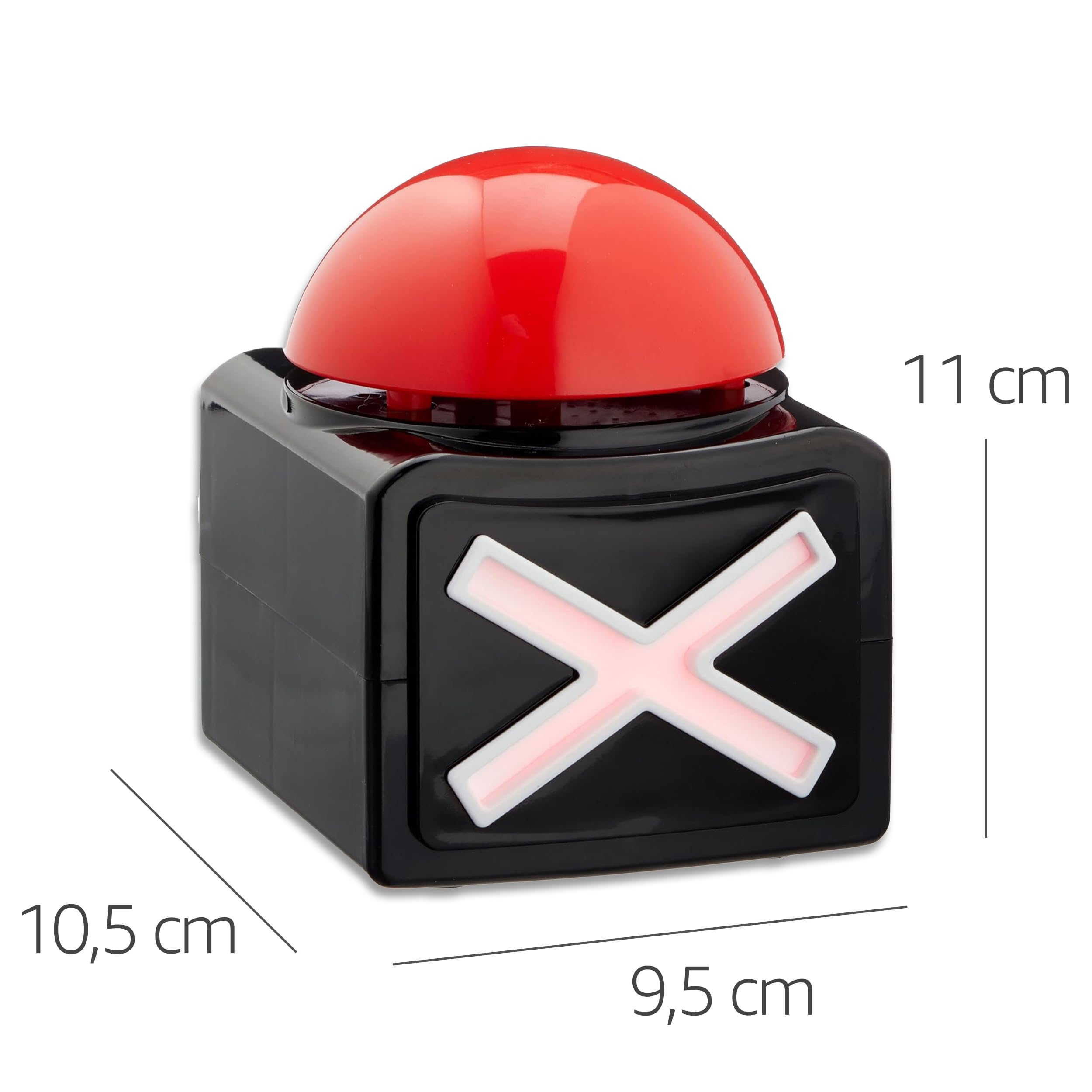 Buzzer z dzwiekiem i oswietleniem LED - zabawa na imprezie dla calej rodziny - idealny na wieczory przy grach, pokazy i swieta.