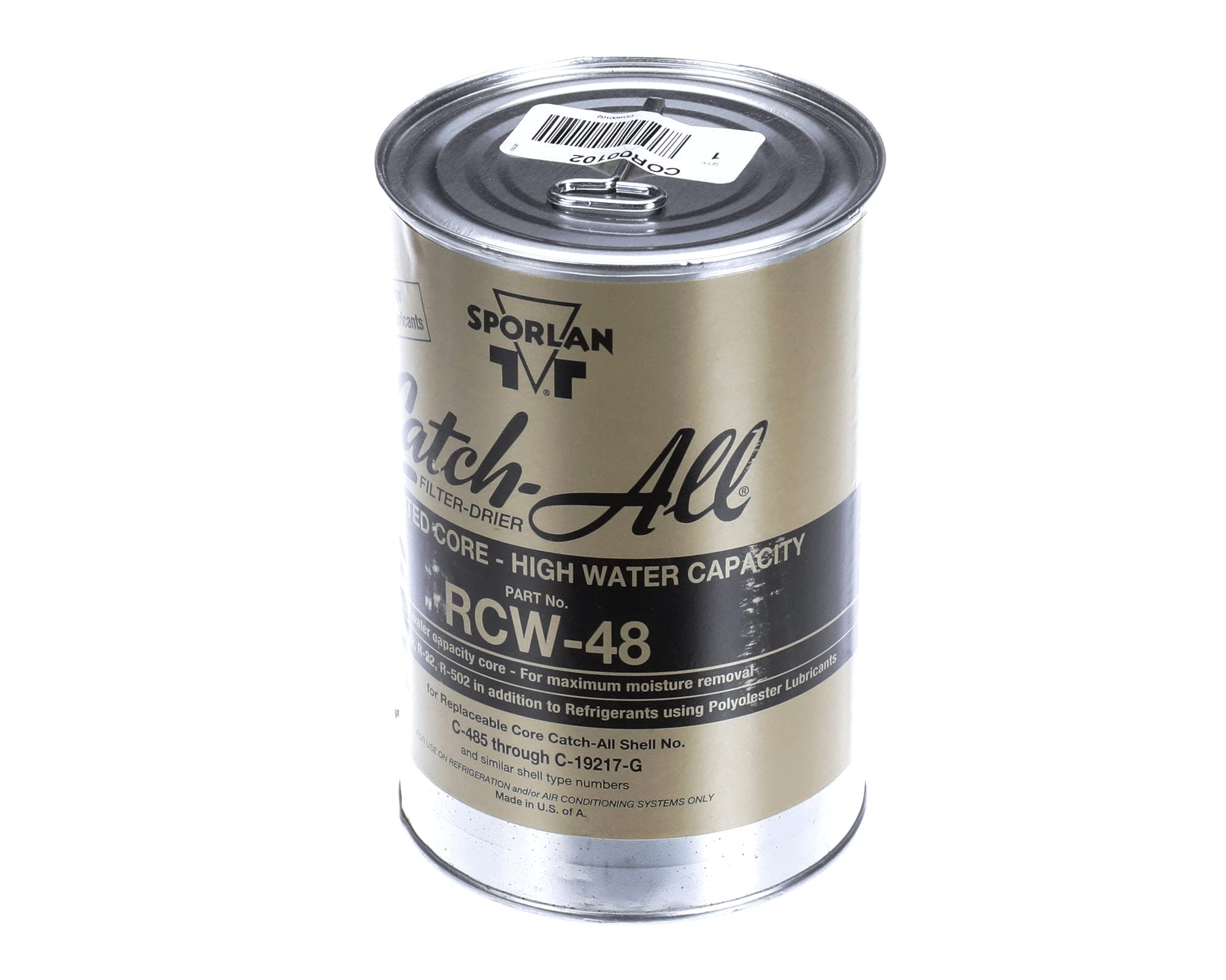 Trane Core; High Water Capacity, for Poe Lubricants, Rcw