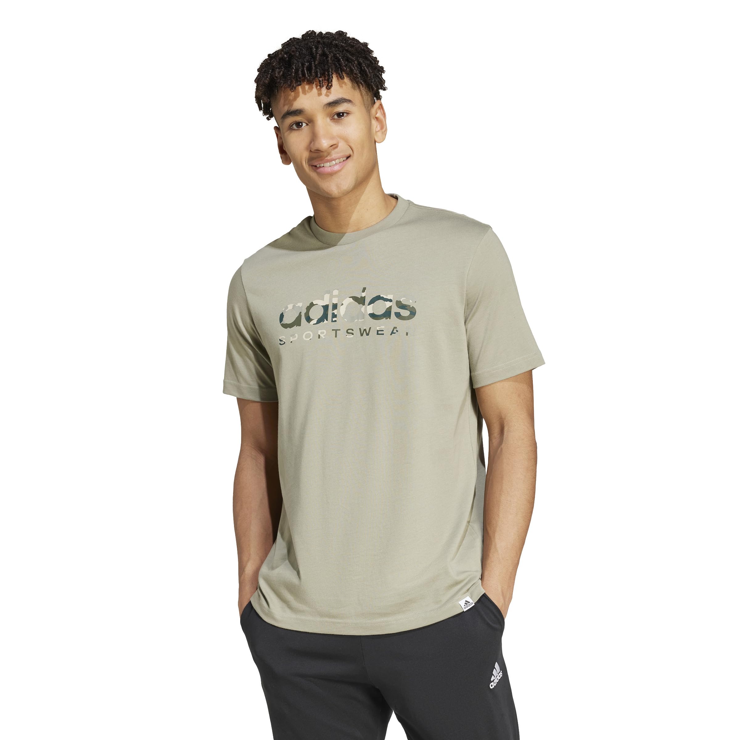 

                                                    Adidas Men's Camouflage Linear Graphic T-Shirt, Si