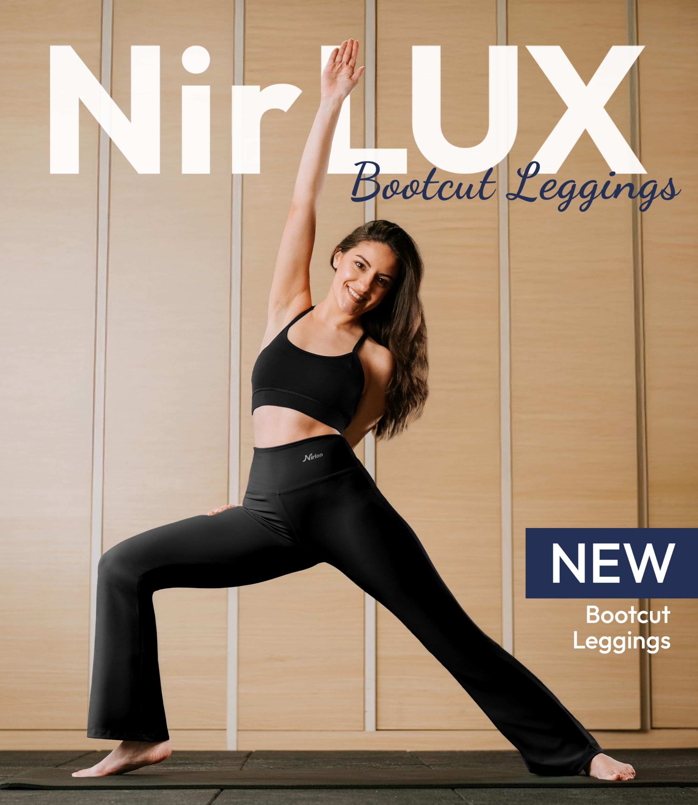 NirLUX Bootcut Yoga Pants - Soft Leggings for Women Regular & Plus Size Womens Leggings Tummy Control for Gym & Yoga (18 34