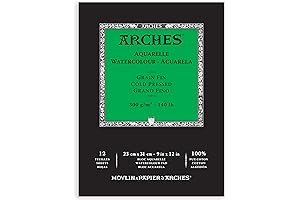 Arches Watercolor Paper Pad: Premium Cold Press Paper for Superior Art Experiences