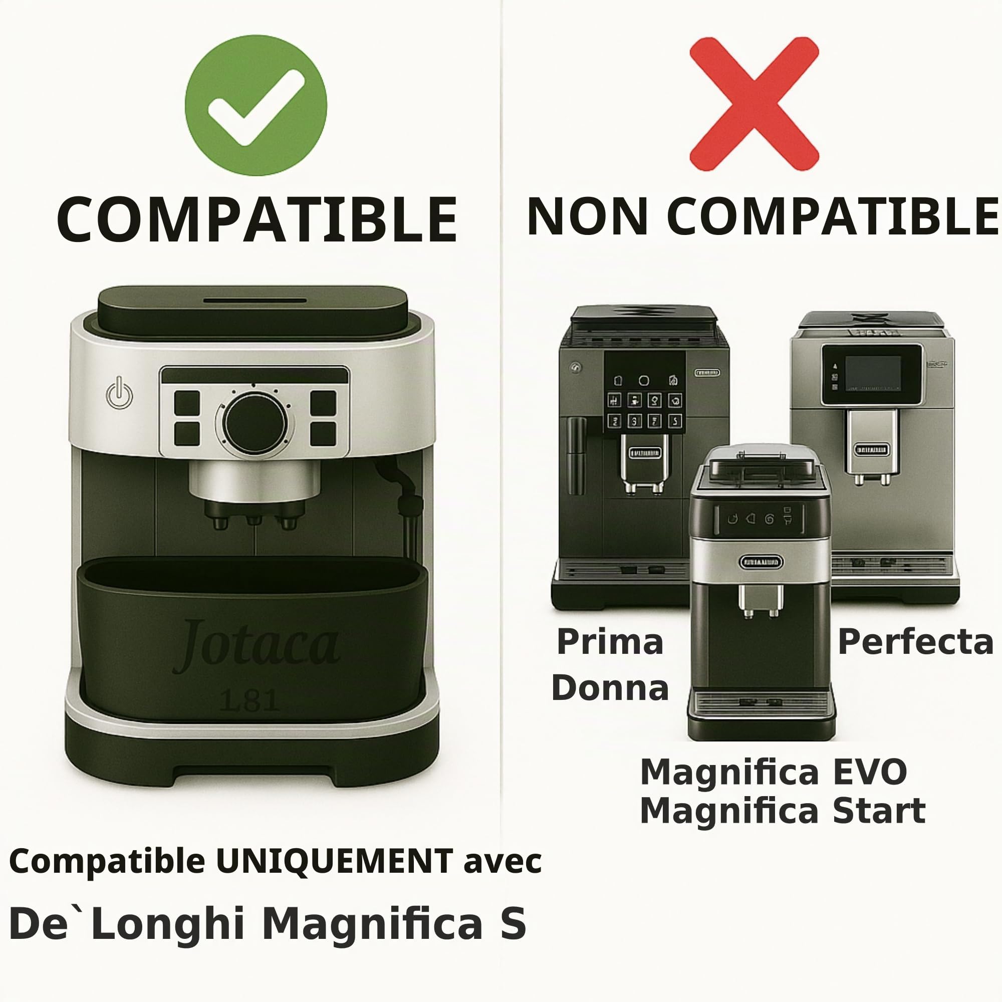 Réservoir de détartrage et de rinçage compatible avec DeLonghi ECAM (Magnifica - S)