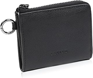 LASIEM [ラシエム] 財布 ミニ財布 コインケース メンズ カードケース 「時短構造」 コンパクト （ブラック）