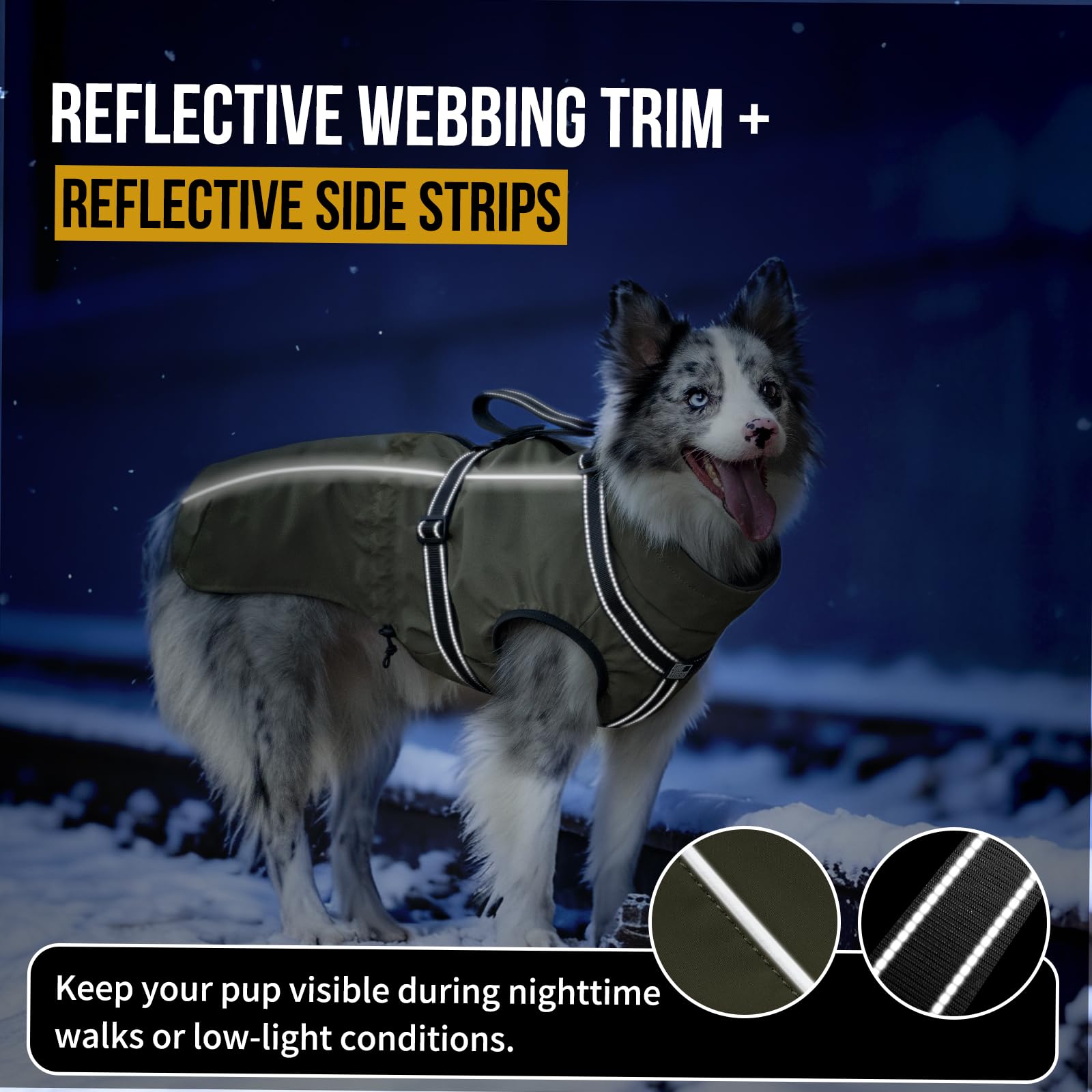 Manteaux D'Hiver Pour Chiens Avec Harnais Veste Chien Imperméable Chaud Vêtements Chiot Sport En