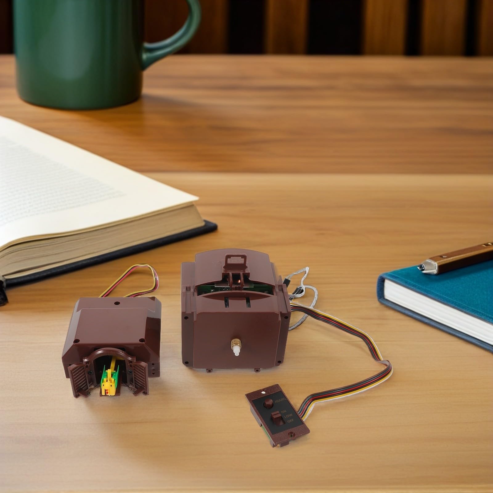 TOYANDONA Retro Quarzuhrwerk für Kuckucksuhren aus Kunststoff und Metall mit Charmantem Kuckucksruf für Büro und Schlafzimmer als Ersatzteil und Reparaturset