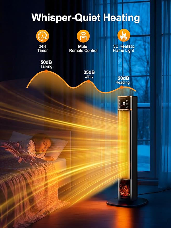 Calefactor Eléctrico Portátil Cerámico PTC 1500W 120V miniatura 5