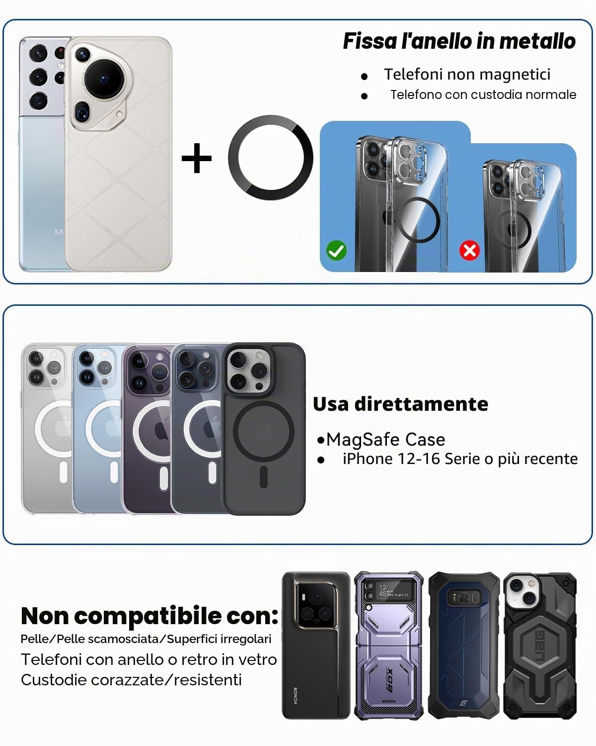 CloudValley Supporto Porta Cellulare Auto, Ricarica Wireless Magnetica 15W con Ventosa Suczione Vacuum Gel Nano Aggiornata, Regolabile 360° per Cruscotto/Parabrezza, Compatibile MagSafe iPhone 17-12