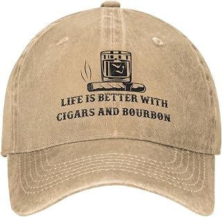 Life is Better with Cigars and Bourbon Men