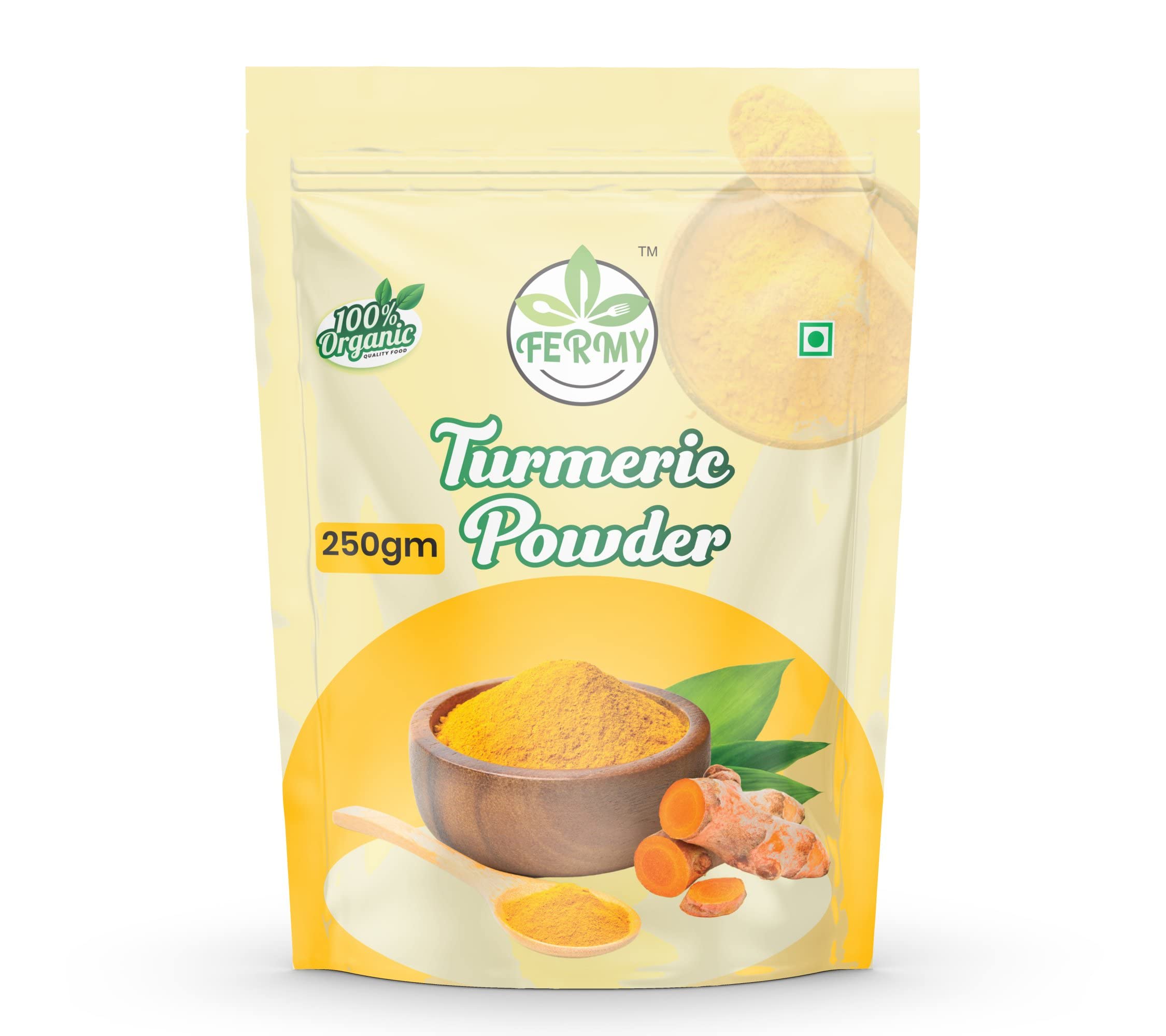 FERMY Organic Turmeric Powder | Pure Haldi Powder | Curcumin, Antioxidant & Anti-inflammatory, Turmeric Powder for Face | Vegan & Gluten free (250g) (B09T37GZRJ) Amazon Price History, Amazon Price Tracker