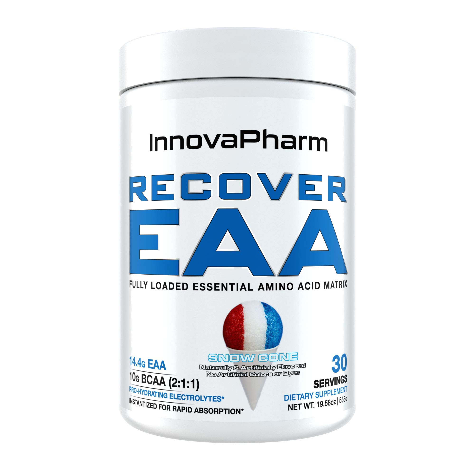 InnovaPharm Recover EAA Snow Cone Powder 19.5 Ounces