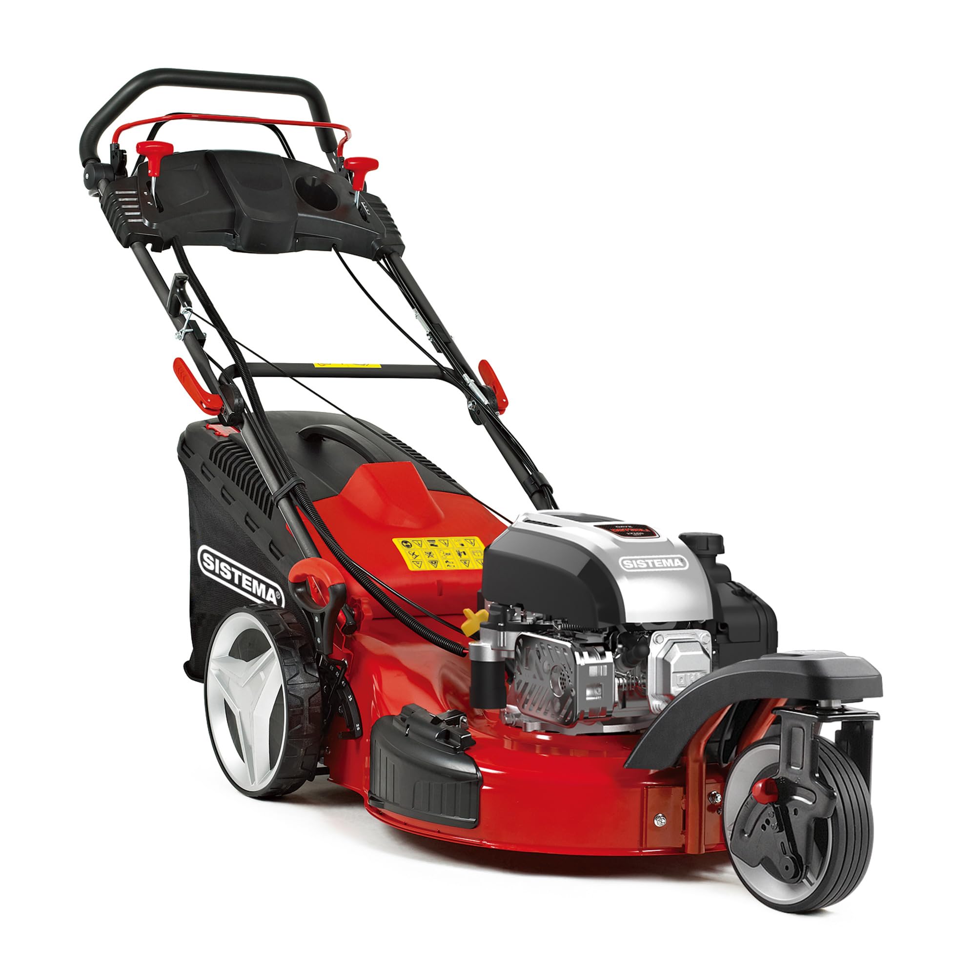SISTEMA® – Tagliaerba con motore a benzina 4T 171cc OHV DG750LI, Semovente 4 velocità, Taglio 56cm | Mod. SPL-TR 560-171-E-4S