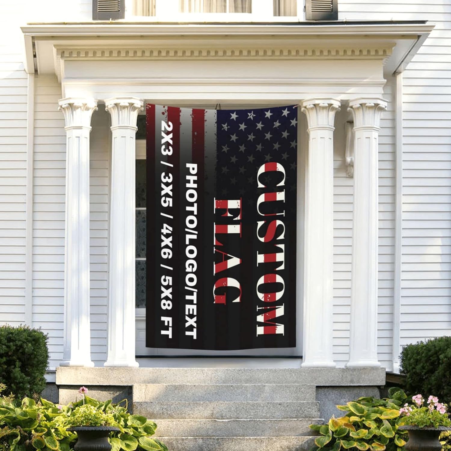 Custom Flag 5x8 FT Double Sided Outdoor,Personalized Picture Advertising Buseness Flags For Outside
