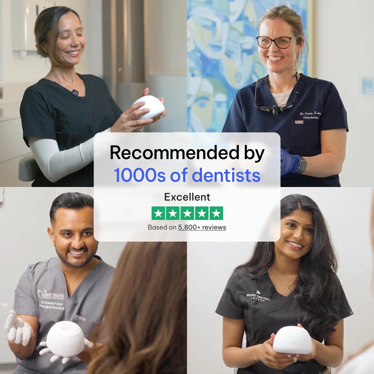 Zima Dental pod PRO | Machine de nettoyage à ultrasons avancée modulaire et multimode | Aligneur, protège-nuit, protège-dents, nettoyant pour prothèses dentaires | Approuvé FSA HSA (blanc arctique)