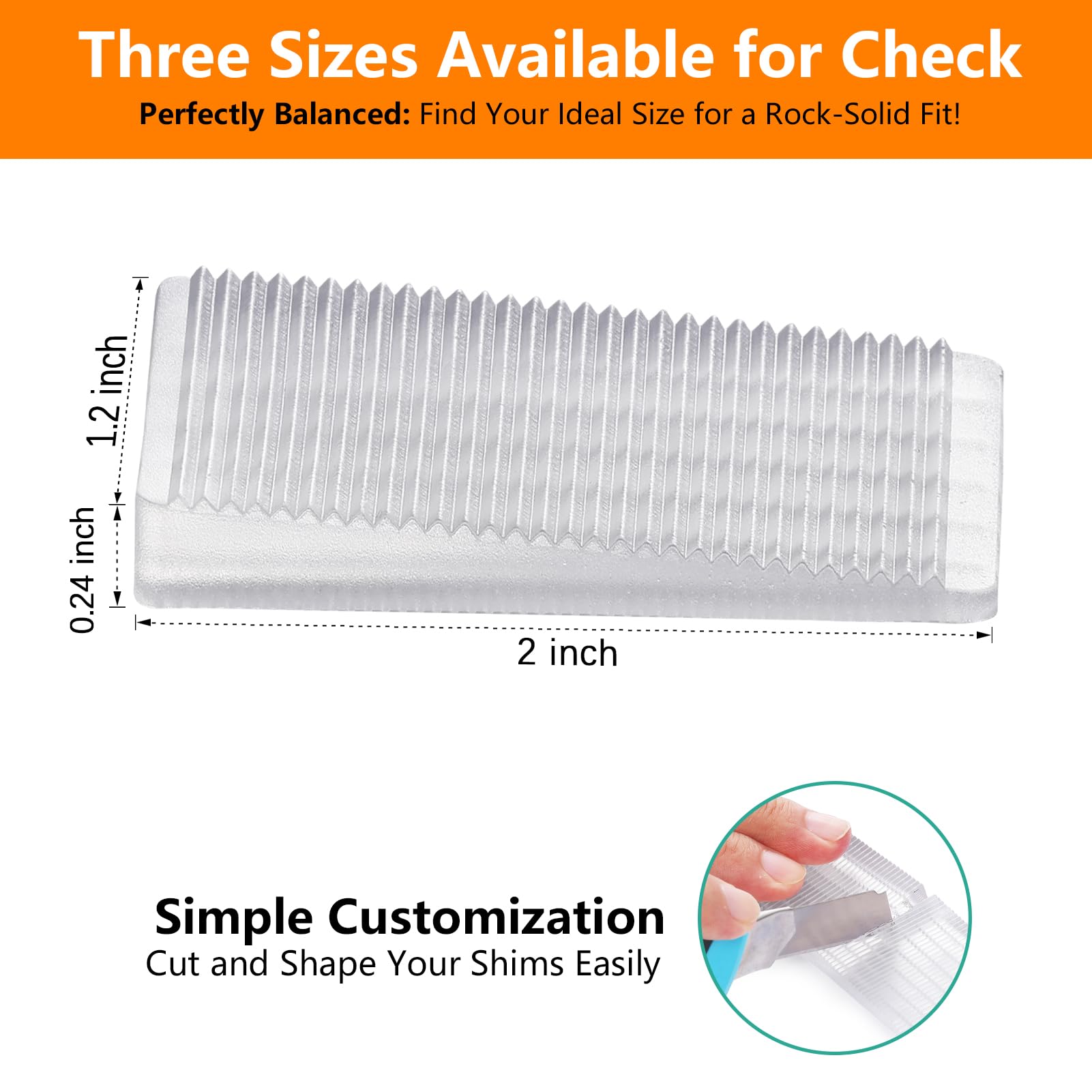 Leveling Shims - 12 Pack for Furniture & More -5